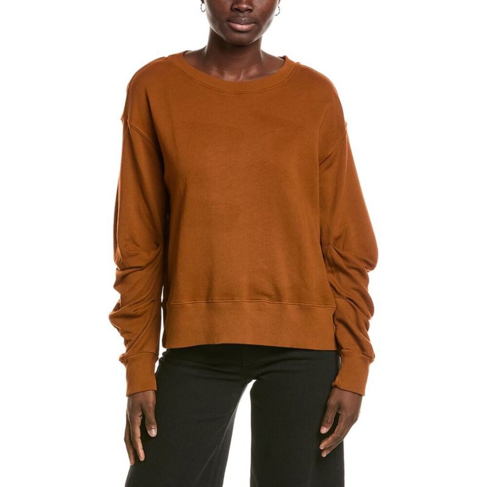 Michael Stars Womens Jackie Sweatshirt, Red